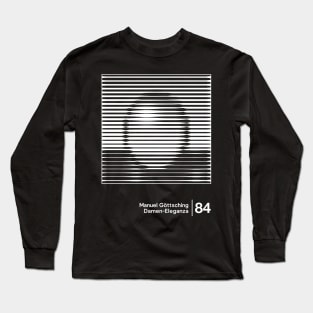 Manuel Göttsching / Original Minimalist Graphic Design Long Sleeve T-Shirt